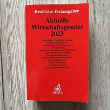 Aktuelle wirtschaftsgesetze 20 gebraucht kaufen  Göttingen