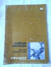 Ancienne brochure peugeot d'occasion  Saint-Éloy-les-Mines