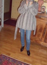 Veste vison gris d'occasion  Le Bouscat
