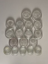 Usado, 18 tampas de frasco de conservas de vidro variedade inclui 1-3" roxo claro comprar usado Usado, 18 tampas de frasco de conservas de vidro variedade inclui 1-3" roxo claro comprar usado  Enviando para Brazil