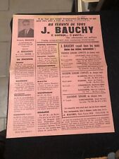 Affiche publicitaire jacques d'occasion  Cuxac-Cabardès