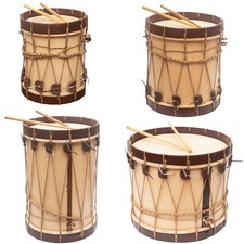 Nova bateria renascentista com tarolas e palitos - bateria renascentista marchando, usado comprar usado  Enviando para Brazil