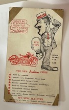 Indian motorcycle advertising for sale  Mercer Island