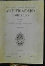 Archivio storico lombardo usato  Lonigo