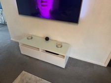drawer white besta ikea for sale  EGHAM