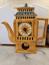 Novelty teapot clock for sale  RYDE