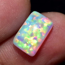 Naturalny biały opal ognisty australijski nieleczony 3,70 ct certyfikowany luźny kamień szlachetny na sprzedaż  Wysyłka do Poland