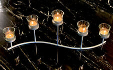 Curve candelabra silver for sale  Meadow Bridge