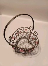Wire basket heart for sale  Mount Vernon