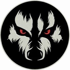 Rückenpatch din wolf gebraucht kaufen  Kassel