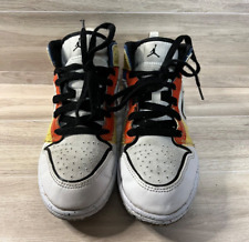 Tênis Nike Air Jordan 1 infantil tamanho 3Y cano alto multicolorido lona basquete comprar usado  Enviando para Brazil