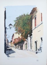 Aldo riso litografia usato  Roma