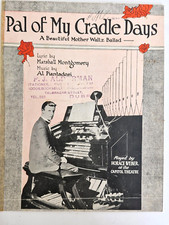 Usado, Pal Of My Cradle Days 1925 Música HORACE WEBER Capitólio Teatro Órgão Wurlitzer comprar usado  Enviando para Brazil
