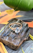 Bague centrée topaze d'occasion  Les Mureaux