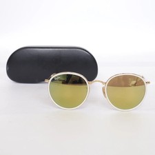 Ray-Ban, Okulary przeciwsłoneczne, Rb3517, Okrągłe, Białe/Złote, Damskie #DbH na sprzedaż  PL