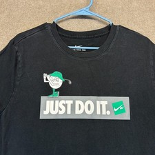 Usado, Camiseta Nike Golf Verbiage masculina grande preta manga curta Just Do It balde bola comprar usado  Enviando para Brazil