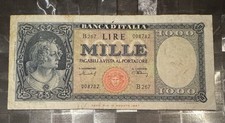 1000 lire ornata usato  Cervignano del Friuli