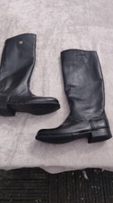 Bottes cuir noir d'occasion  Gif-sur-Yvette