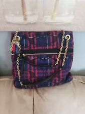 Coach women tartan for sale  LONDON