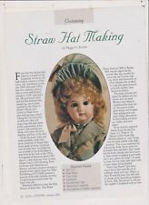 Straw hat making for sale  Lincoln
