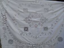 Nappe lin brodee d'occasion  Angerville