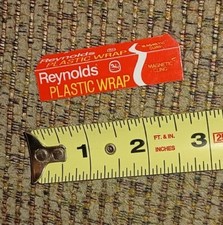 Reynolds plástico envoltório aderente ímã de geladeira PROMO PUBLICIDADE vintage década de 1980 ANTIGO, usado comprar usado  Enviando para Brazil