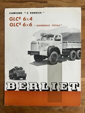 Brochure berliet camion d'occasion  Villers-lès-Nancy