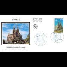Fdc soie unesco d'occasion  Crécy-la-Chapelle
