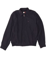 Jaqueta Bombardeiro Masculina Tommy Hilfiger Reino Unido 36 Pequena Azul Marinho Poliéster BY07, usado comprar usado  Enviando para Brazil