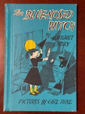 vtg HALLOWEEN The Blue-Nosed Witch MARGARET EMBRY Rose ills kid's book c. 1956 comprar usado  Enviando para Brazil