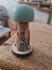 Wooden mushroom ornament for sale  STEVENAGE