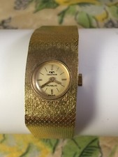 Vintage 'Technos' Tom Dourado Fabricado na Suíça, Relógio Feminino Incabloc, Funcionando comprar usado  Enviando para Brazil