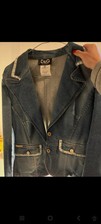 Giacca jeans donna usato  Torino