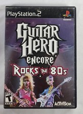 Guitar Hero Encore - Rocks The 80s (PlayStation 2 PS2) - Manual - Resurgiu  comprar usado  Enviando para Brazil