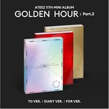 K-POP ATEEZ 11th Mini [GOLDEN HOUR : Part.2] [PHOTOBOOK+CD] SET, usado comprar usado  Enviando para Brazil