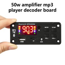 2*25W 50W Verstärker MP3 Player Decoder Board 6V-12V BT 5.0 Auto FM Radio Modul, usado comprar usado  Enviando para Brazil