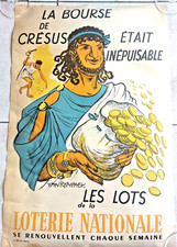 Affiche entoilée loterie d'occasion  Morteau
