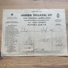 1924 billhead james for sale  IPSWICH