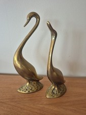 Vintage bronze swan d'occasion  Expédié en Belgium