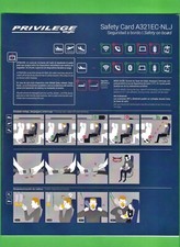 Airline safety instruction for sale  BIRMINGHAM