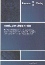 Andachtsbüchlein raisch manue gebraucht kaufen  Bonn