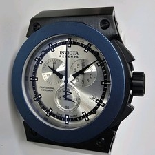 Invicta Reserve Akula relógio cronógrafo masculino 80782 prata 52mm fabricado na Suíça comprar usado  Enviando para Brazil