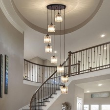 Crystal foyer chandelier for sale  SALFORD