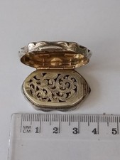 Silver vinaigrette hallmarked for sale  CIRENCESTER