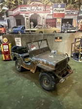 Junkyard Cars - 1942 Willys Jeep - Celeiro Encontre Carros - 1:18 Die Cast - Segunda Guerra Mundial comprar usado  Enviando para Brazil