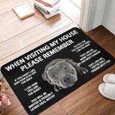 Usado, Capacho Staffordshire Bull Terrier cozinha tapete banheiro quarto varanda piso porta comprar usado  Enviando para Brazil
