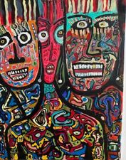 Tableau acrylique expressionni d'occasion  Lormes
