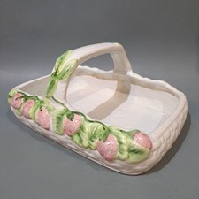 Ceramic strawberry basket for sale  TAUNTON