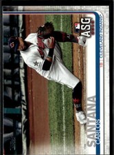 Lote de 5 cartas 2019 Topps Update Carlos Santana Cleveland Indians AS #US89 comprar usado  Enviando para Brazil
