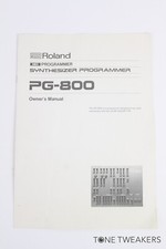 Programador sintetizador Roland PG-800 manual do proprietário MKS-70 REVENDEDOR SINTETIZADOR VINTAGE comprar usado  Enviando para Brazil